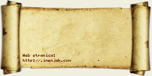 Gustav Adamović vizit kartica